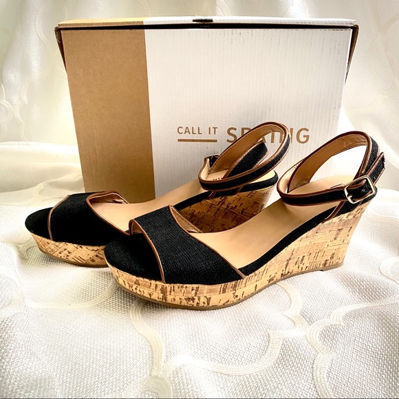 Call it Spring - Nissana Vegan Wedges - Picture 1 of 12